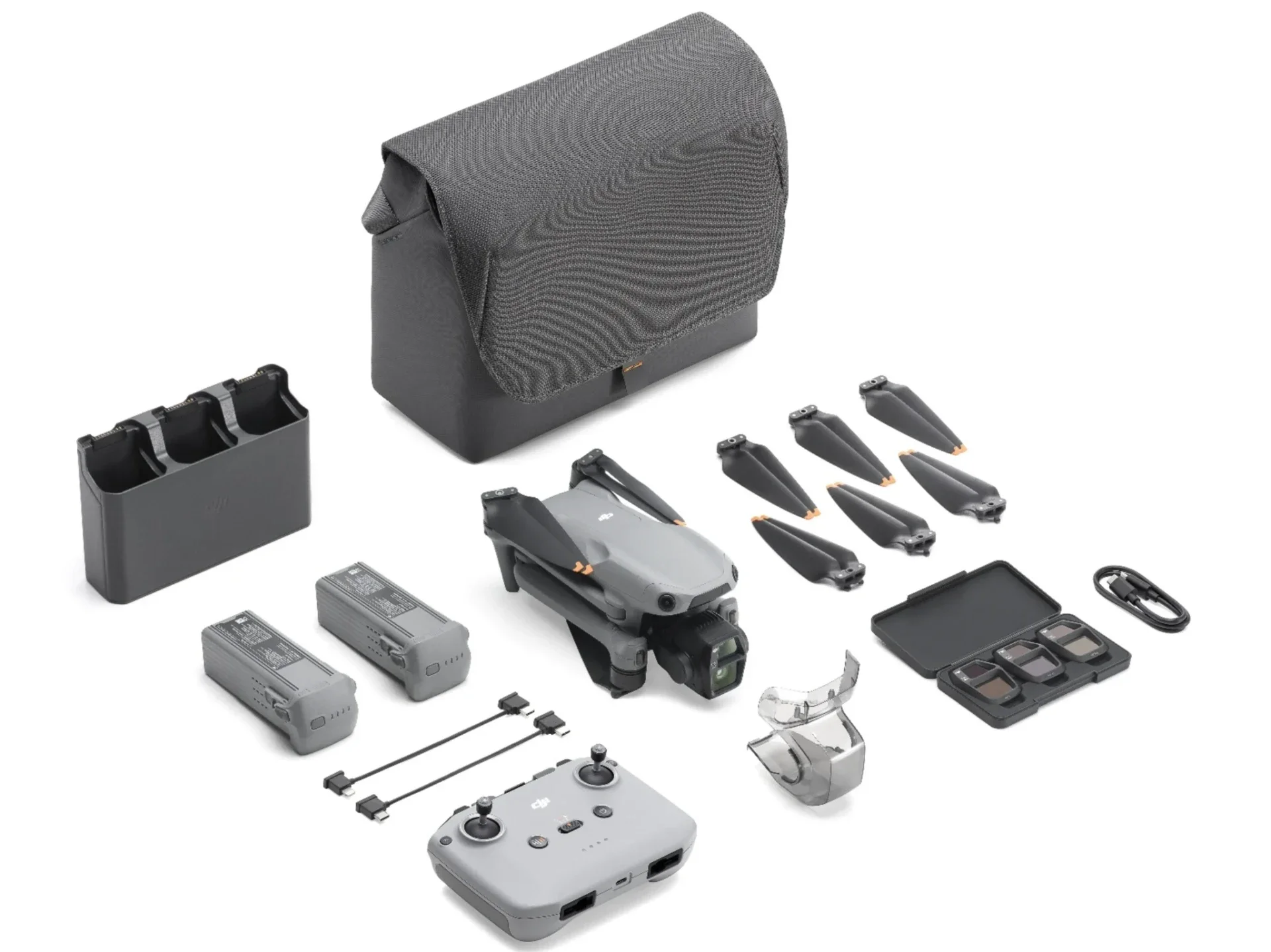 M6941565989925 DJI Air 3S Fly More Combo + DJI RC-N3 (Let op: dronebewijs vereist)