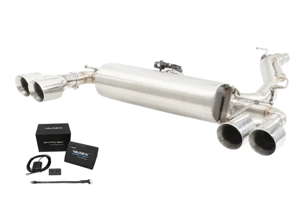 MESVTIGRVKSB XFORCE 3” Cat-Back Uitlaatsysteem met VAREX Kleppen en SmartBox – Volkswagen Tiguan R 5N (2022-)