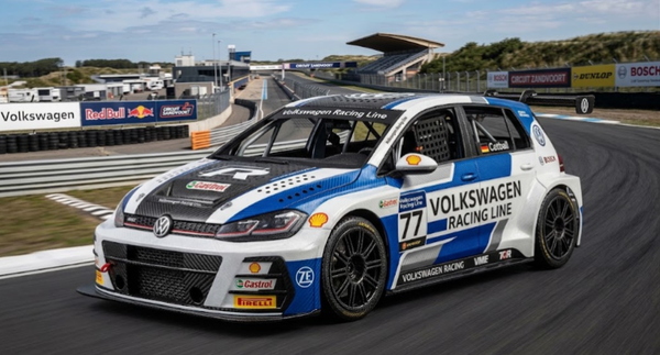 Volkswagen Racing Line gemaakt met paddles