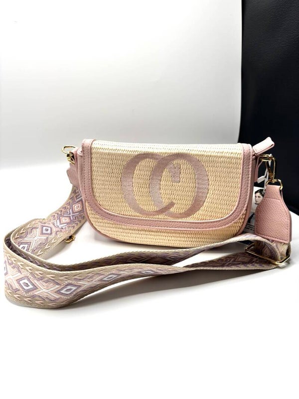 Handtas COco roos metallic