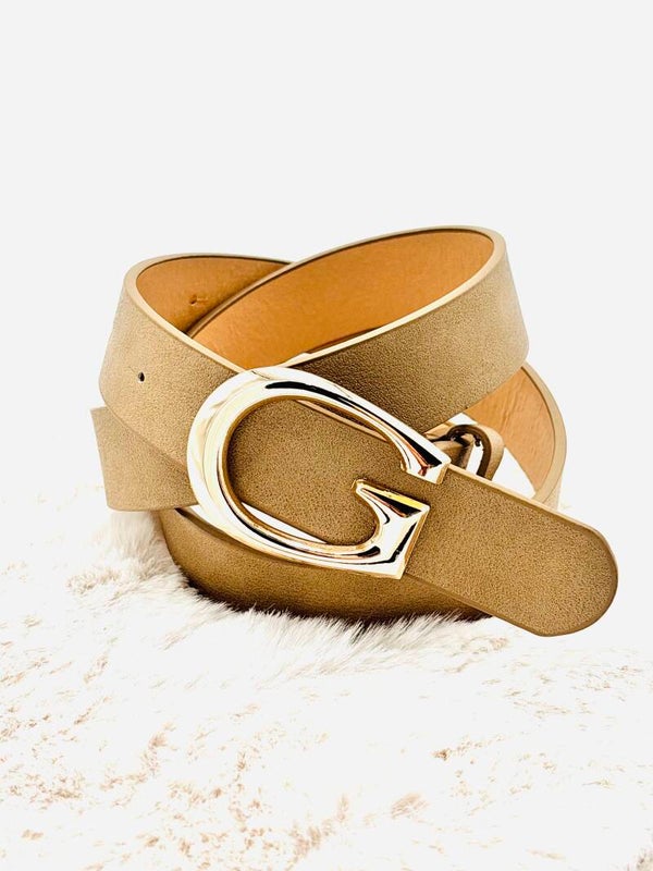 Ceintuur GG cognac