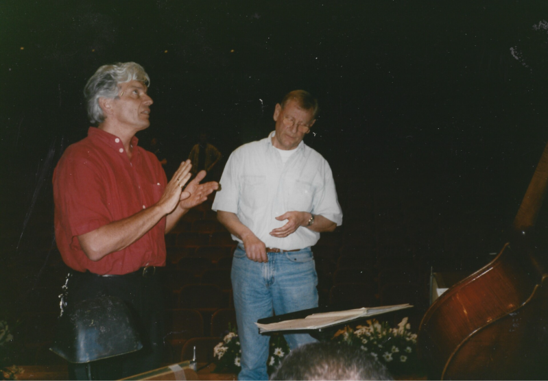 Repetities met Ben Cramer - Politiekoor Twente - 50-jarig jubileum