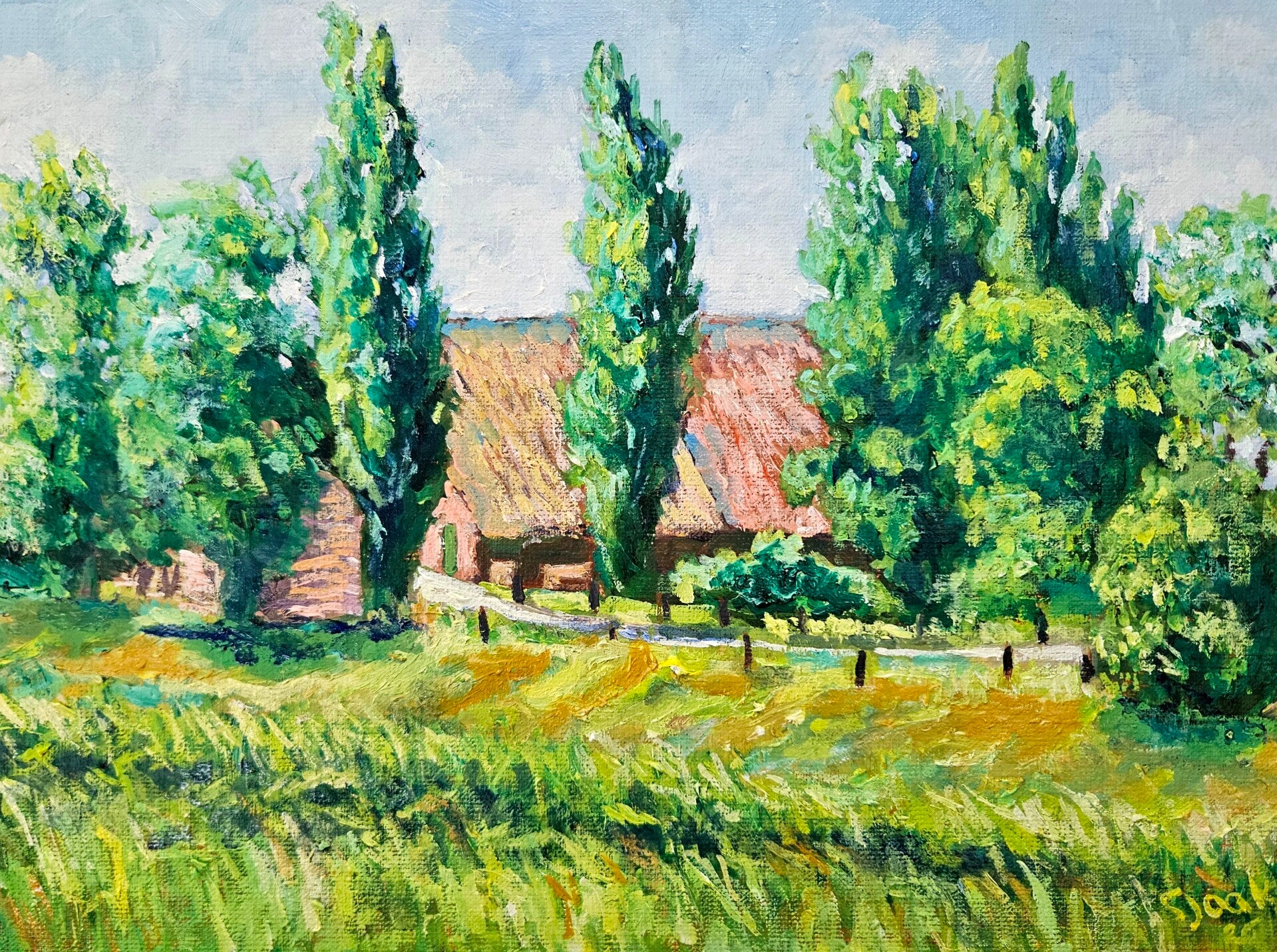 Verscholen boerderij