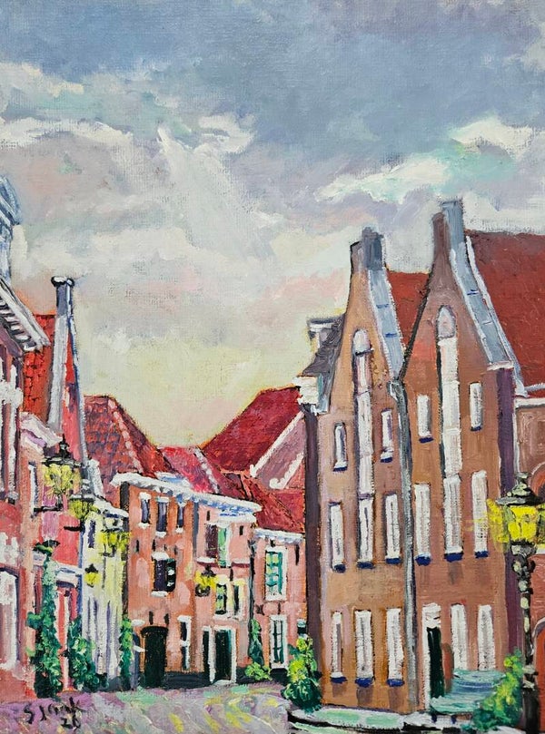 Roggestraat bij avond