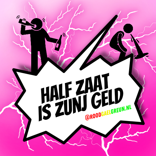 HALF ZAAT IS ZUNJ GELD! 20 Sjtuks