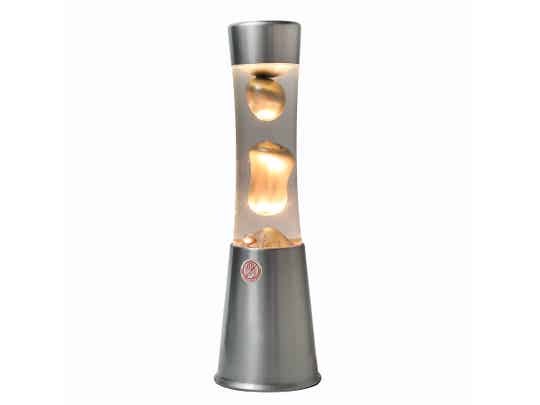 i-total lavalamp voet zilver | lava goud