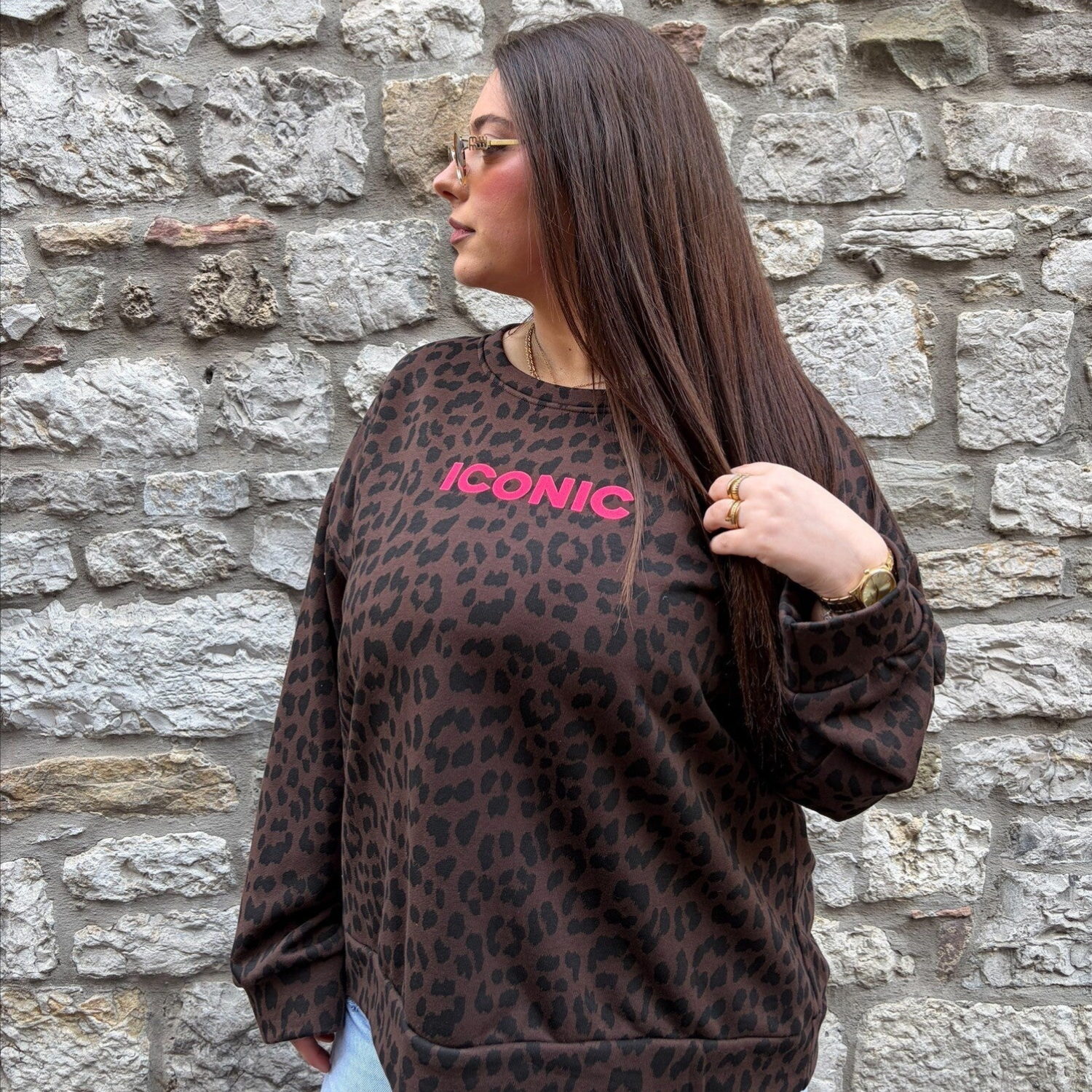 Pull Iconic Léopard