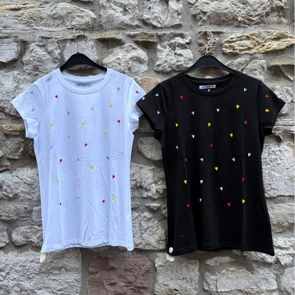 Tee-shirt coeurs
