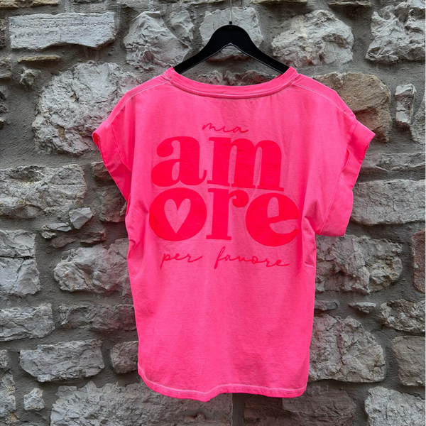 Tee-shirt amor fluo