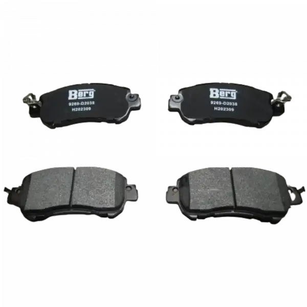 BALATA DELANTERA FRENO DISCO TRASERAS BERG GERMANY *BERG-1027