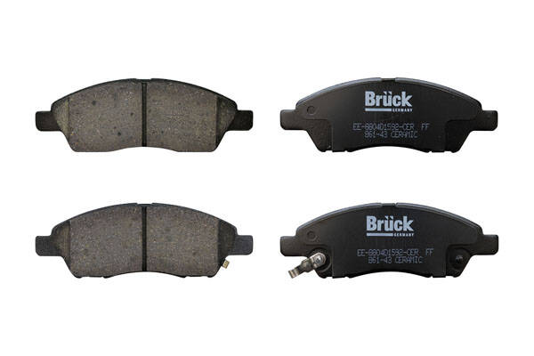 BALATAS DELANTERAS CERAMICA BRUCK