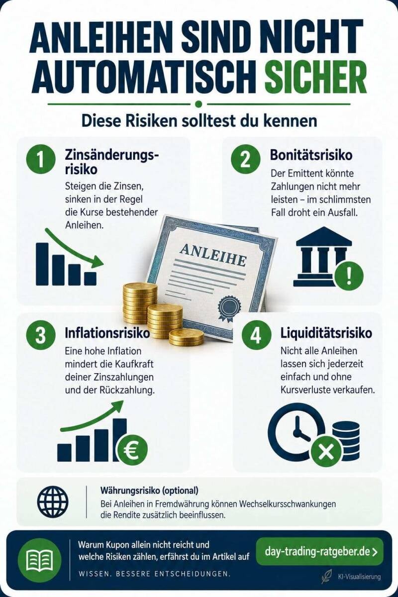 Sind Anleihen sicher? - Anleihen-Risiken - Diese Gefahren sollten Sie bei Anleihen kennen 