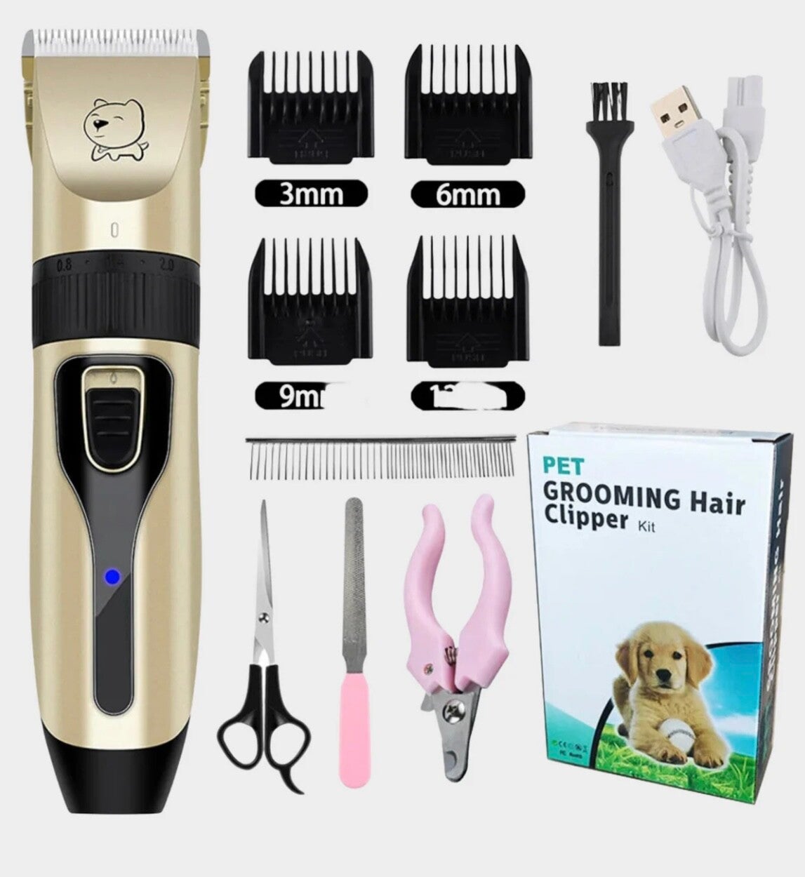 Electric Clippers & Grooming Set