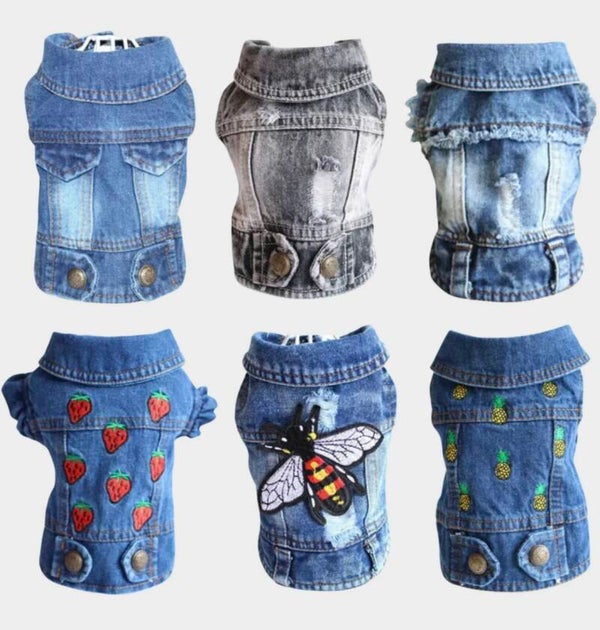 Dog Jean Jacket