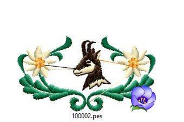 Motif broderie machine gratuit 100002