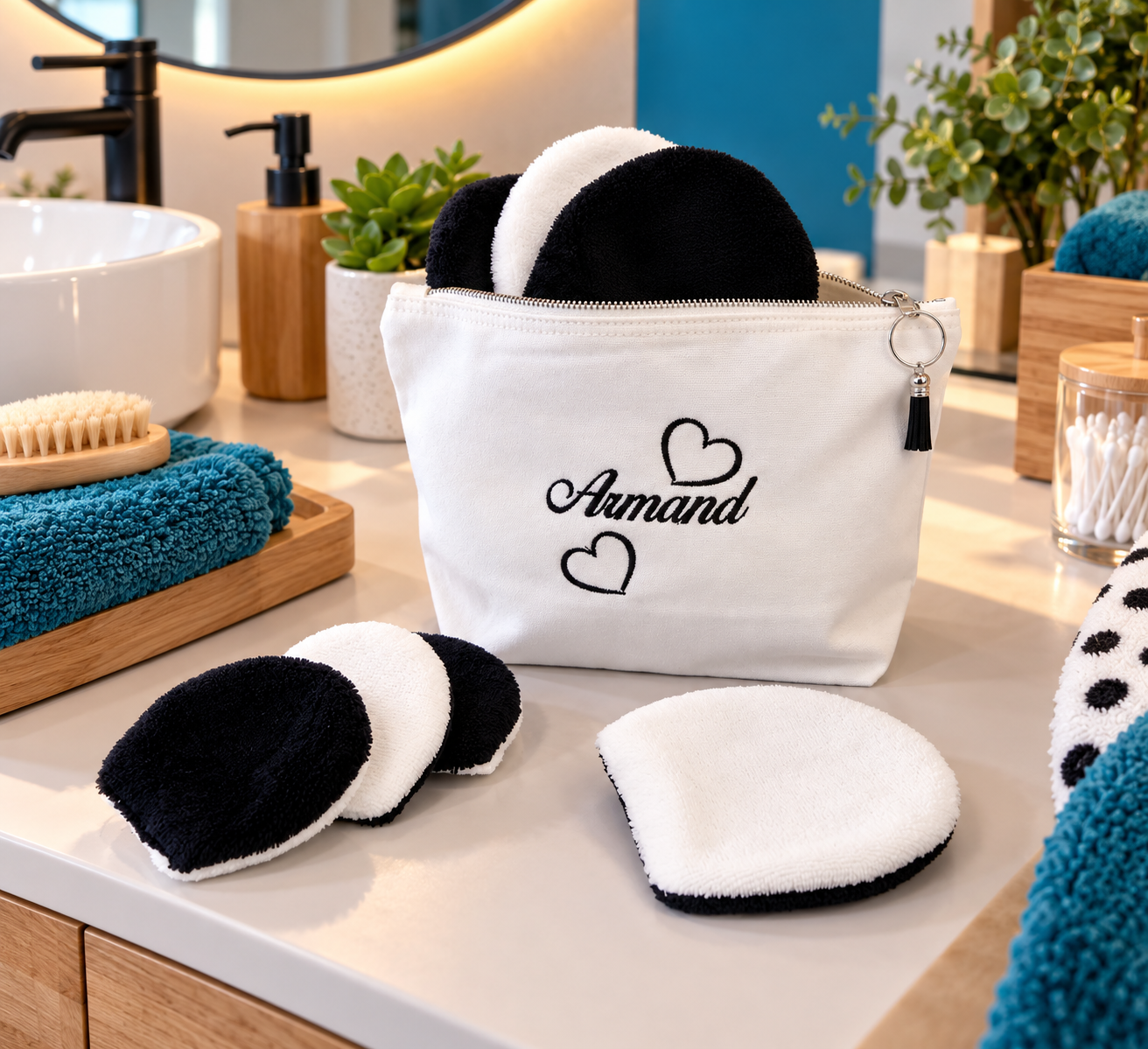 Coffret naissance bébé personnalisé brodé Panda