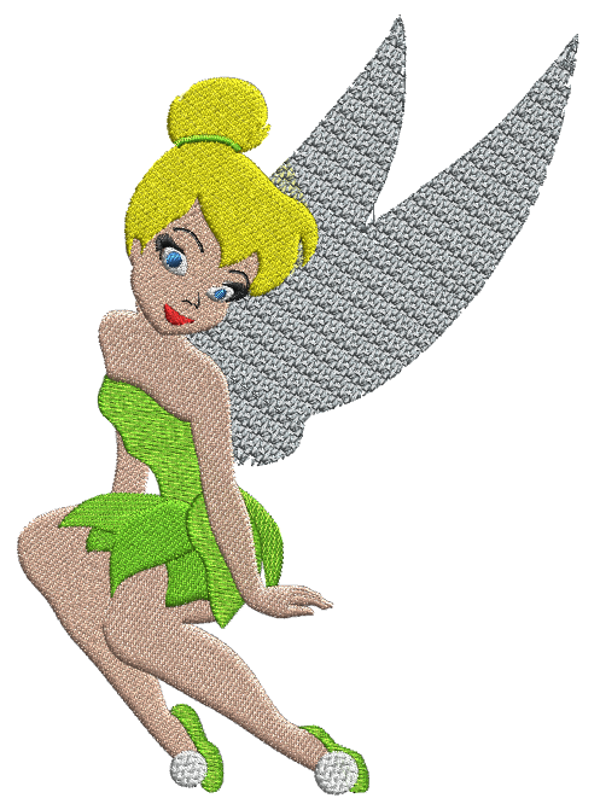 Motif broderie machine FEE CLOCHETTE