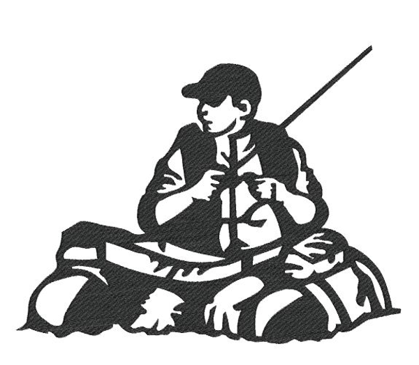 Motif broderie machine FLOT TUBE