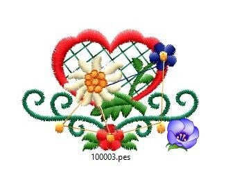 Motif broderie machine gratuit 100003