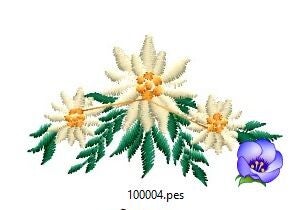 Motif broderie machine gratuit 100004