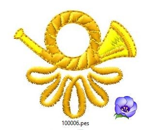 Motif broderie machine gratuit 100006