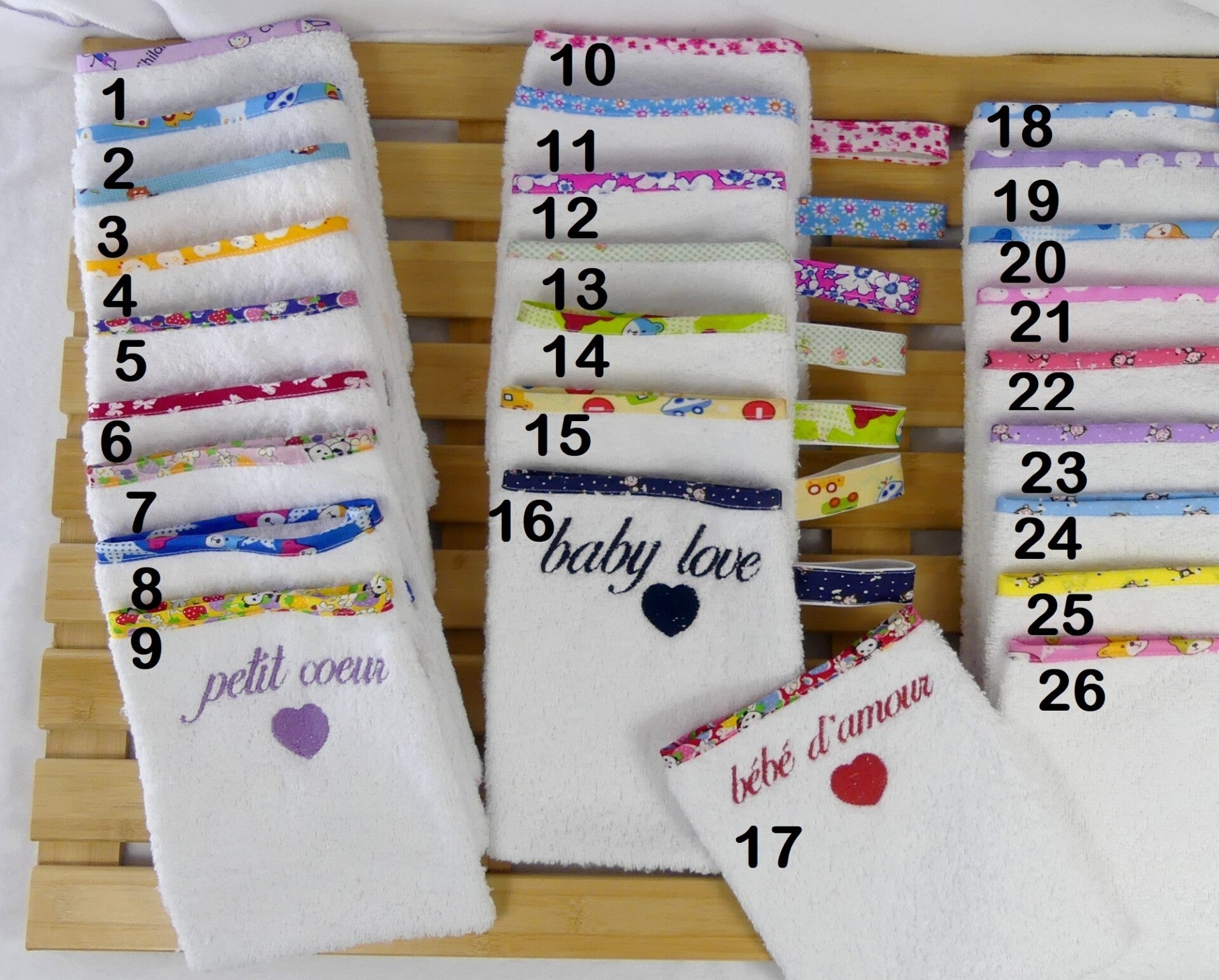 Gant de toilettes enfant Eponge Coton BIO