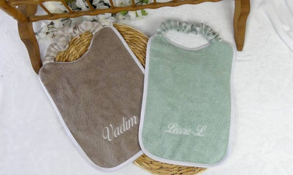Bavoir Serviette maternelle éponge bouclette