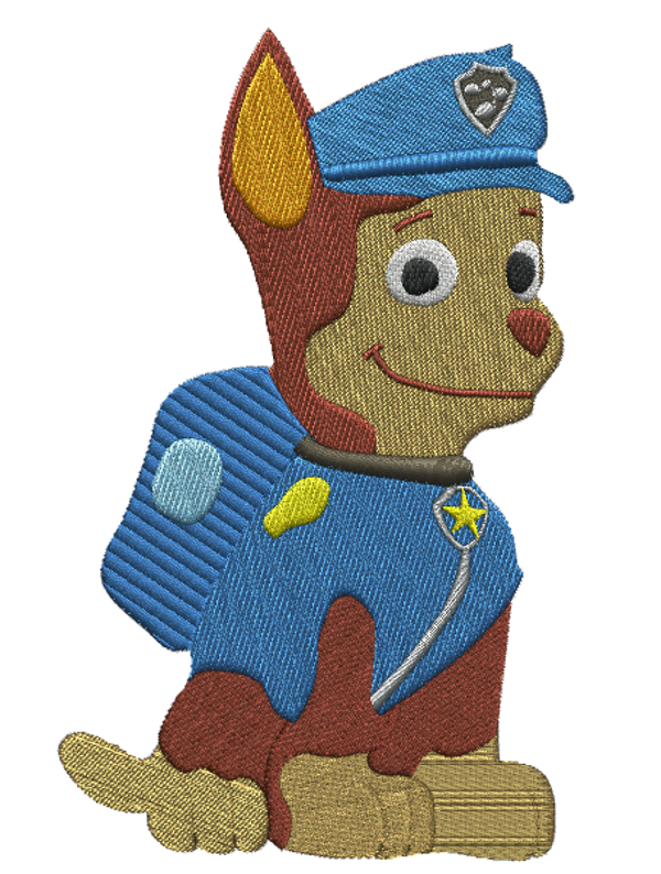 Motif broderie machine PAT PATROUILLE CHASE