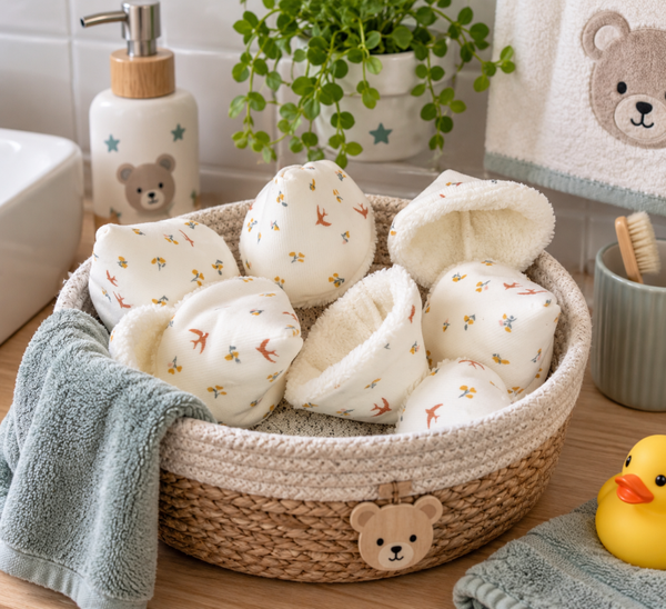 Tipi pipi bébé garçon en coton imprimé – Par lot de 4 ou 8