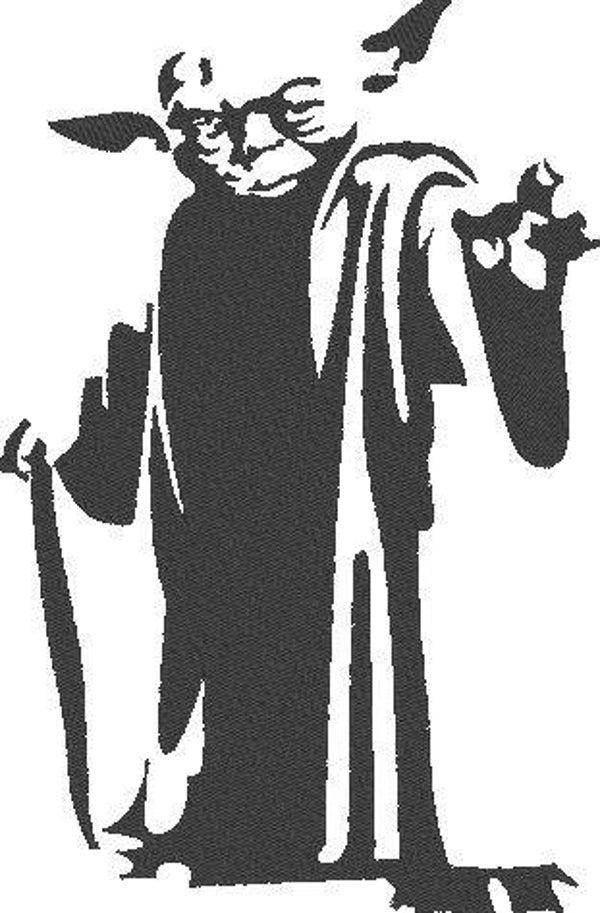 Motif broderie machine YODA