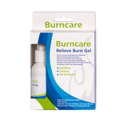 Burncare set: 50 ml spray + 2x doos van 6 sachets