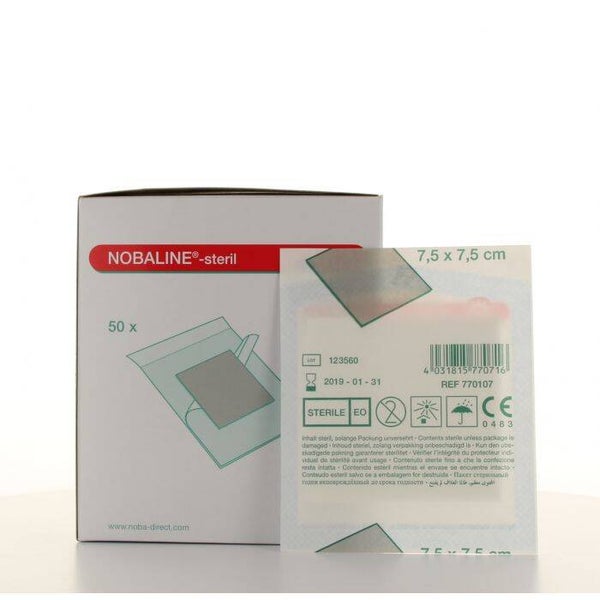 Kompres aluminium wondbedekking 7,5x7,5cm