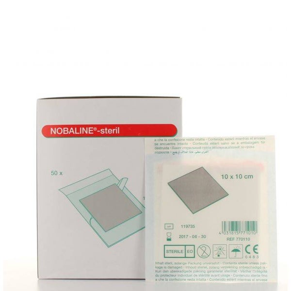 Kompres aluminium wondbedekking 10x10cm