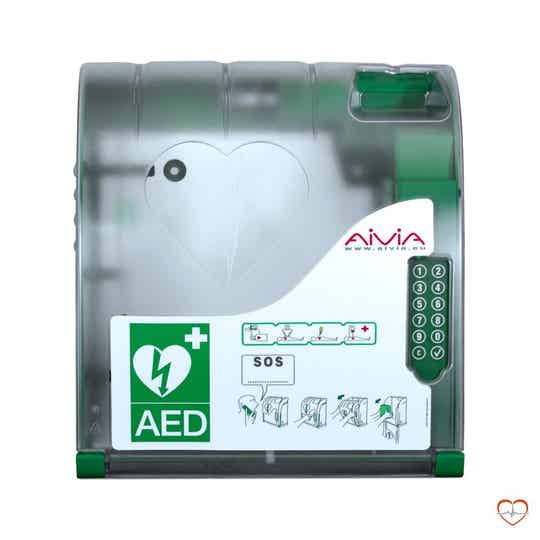 AIVIA 210 AED buitenkast verwarmd, alarm & pincode