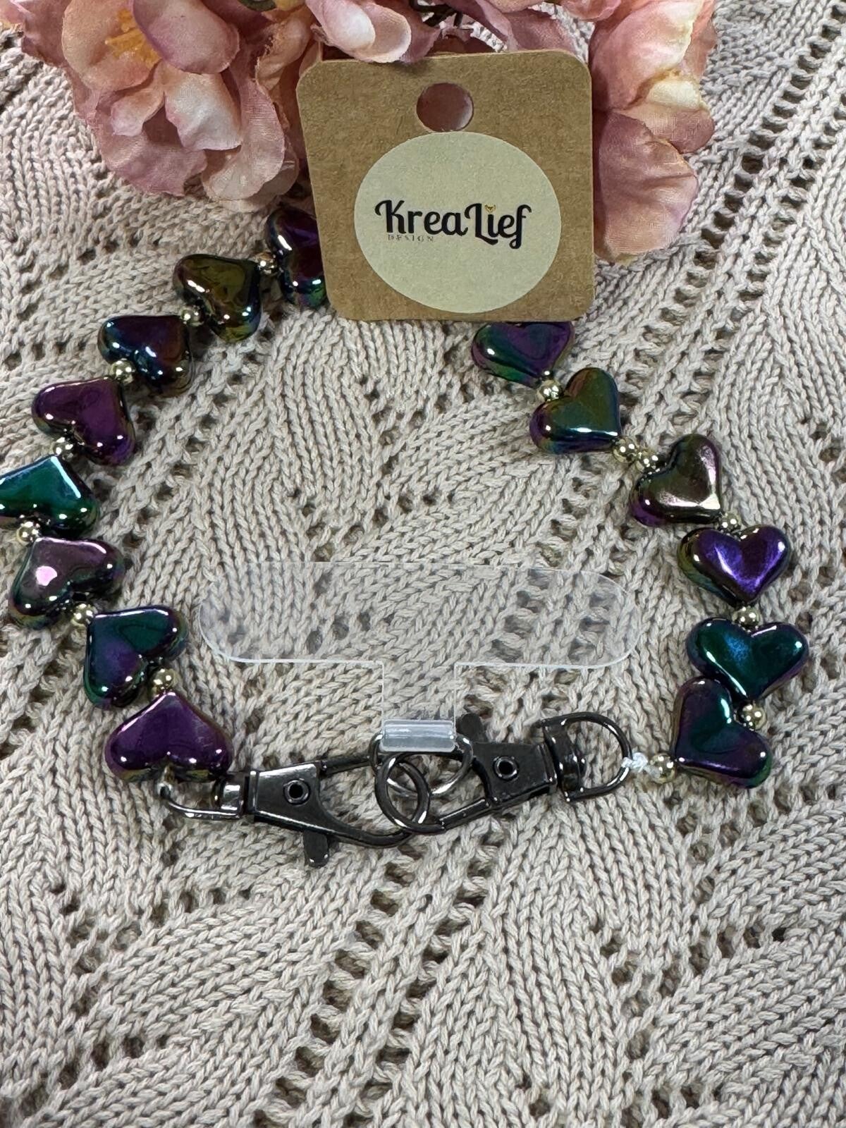 Telefoonhangers "hartjes"