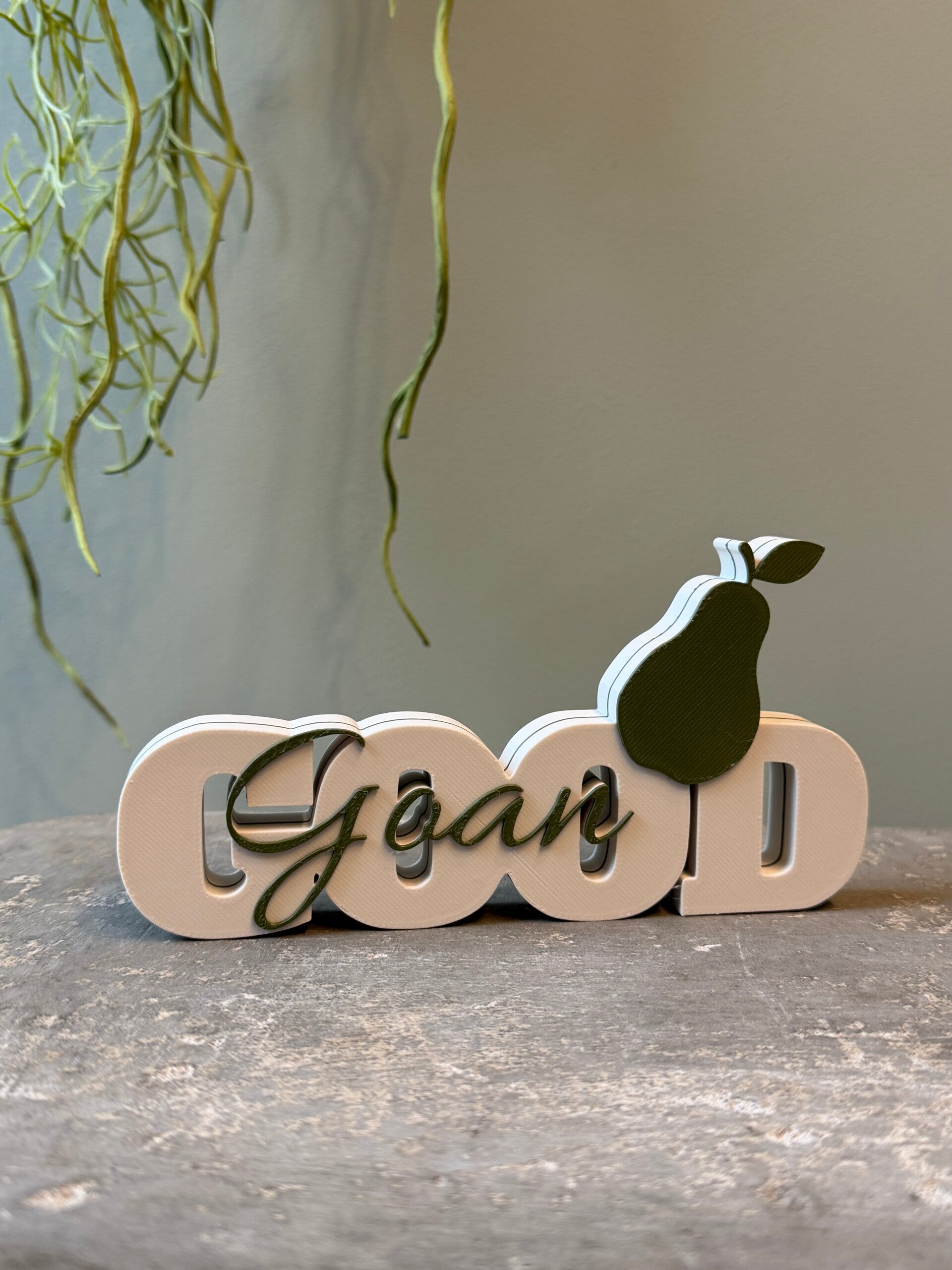 "Good Goan" Word art