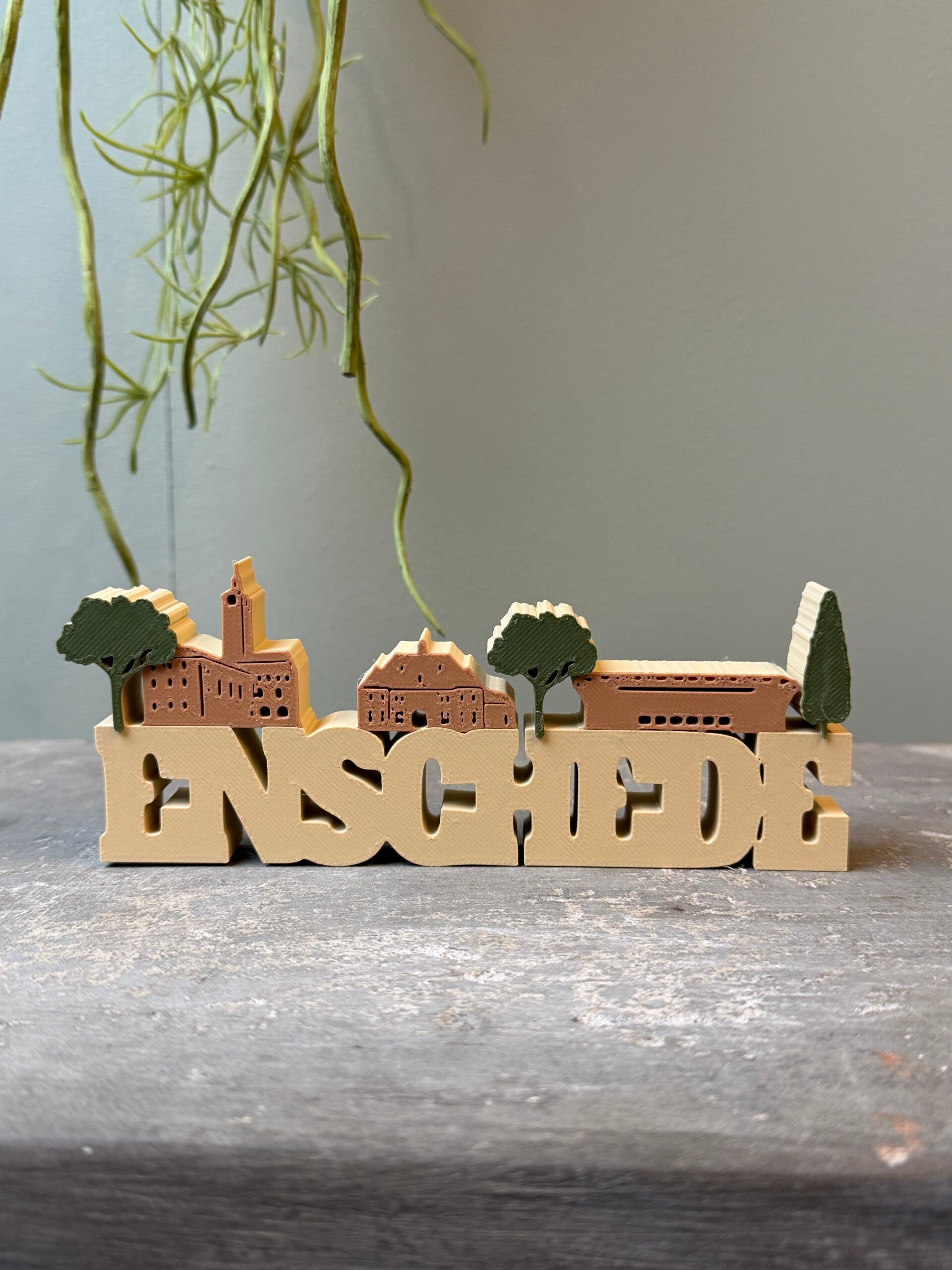 "Enschede" Word art