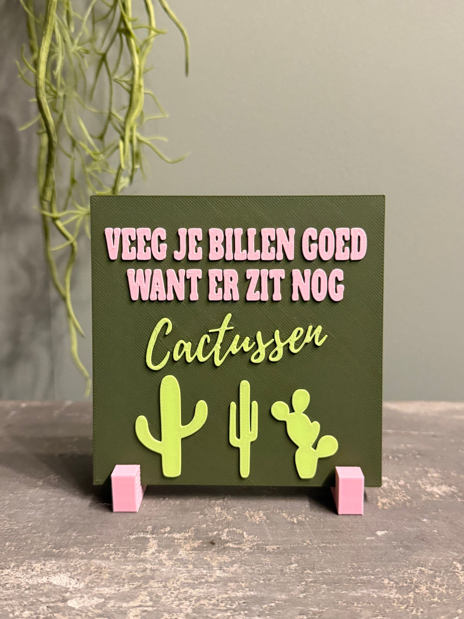 Hip tegeltje "Veeg je billen goed"