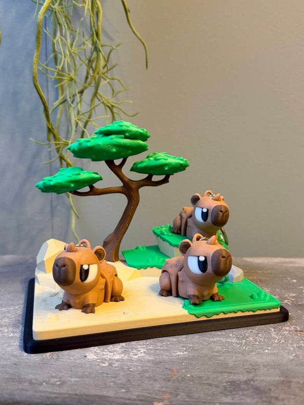 Capybara sleutelhanger