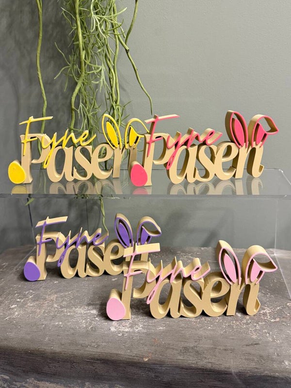 "Fijne pasen" Word art
