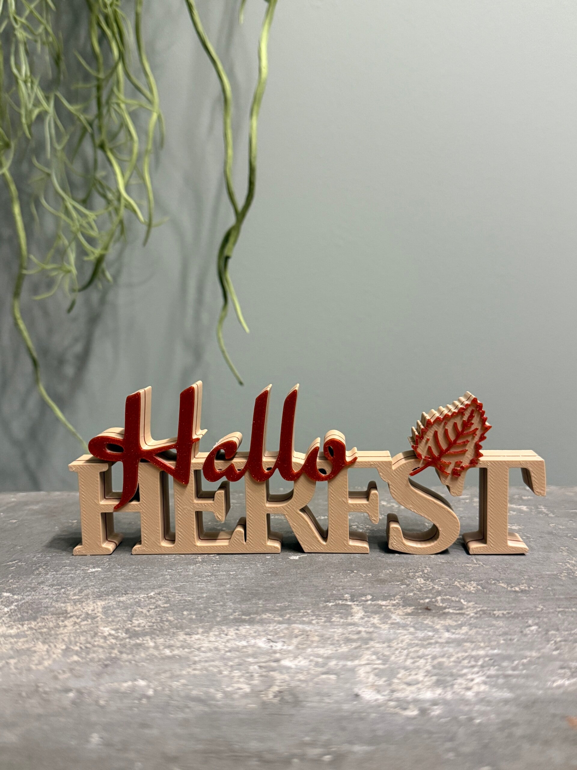 "Hallo Herfst" Word art