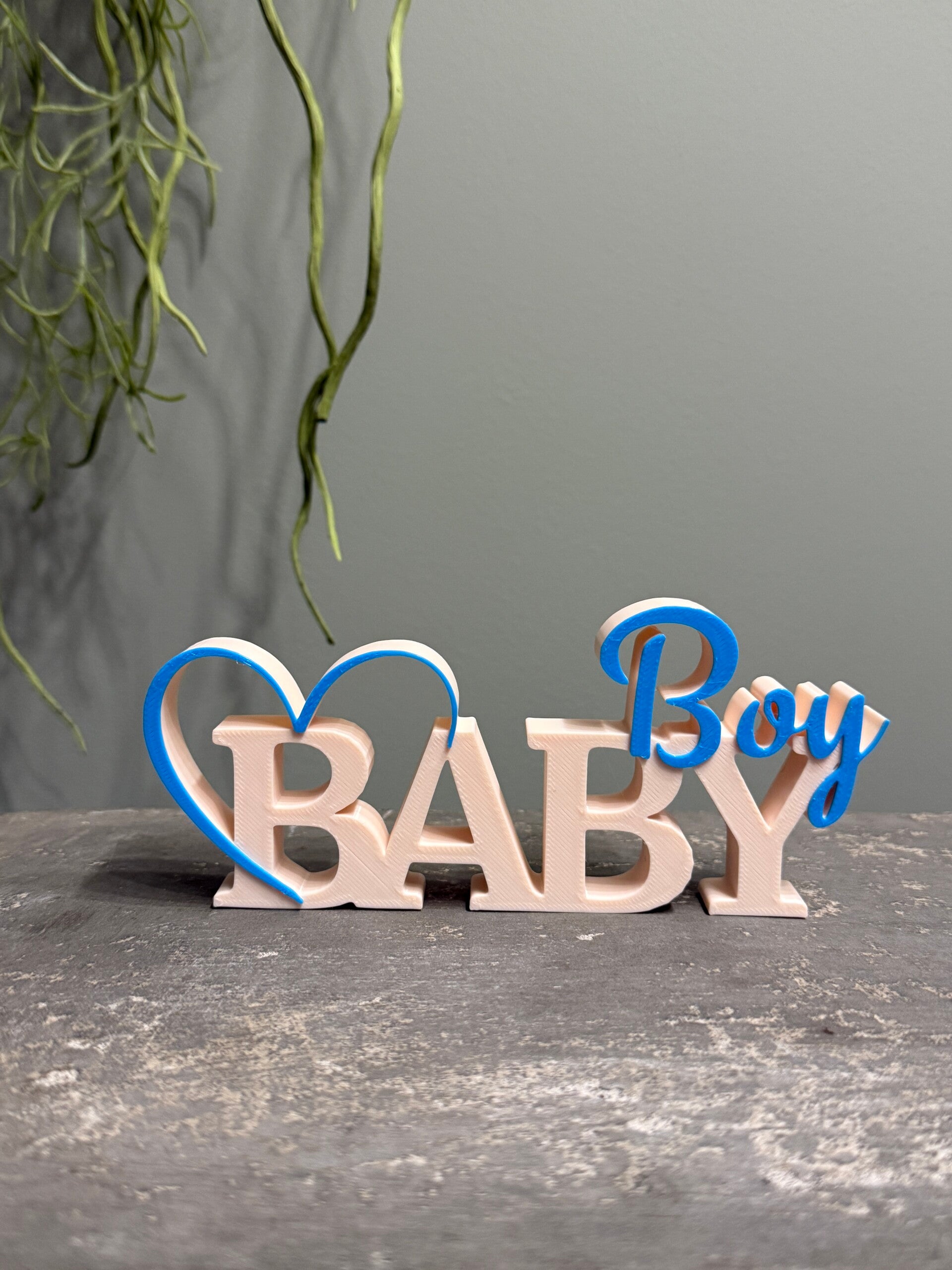 "Baby Boy" Word art