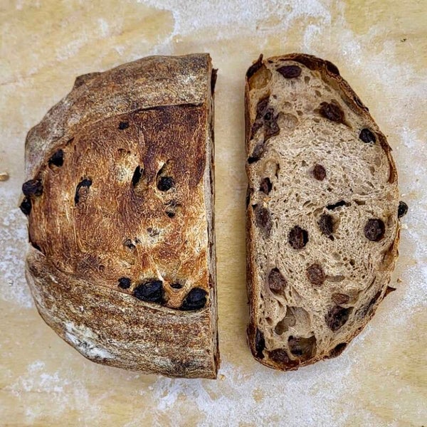 Pain cannelle et raisins