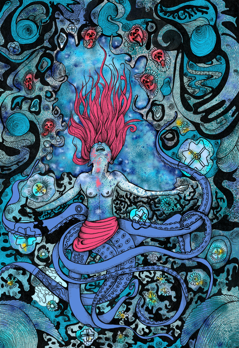 breath - ink and digital