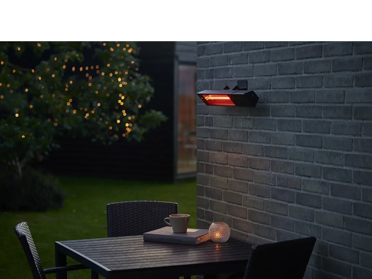 Nordic Sense Terrassevarmer for vegg – Effektiv varme i kompakt design