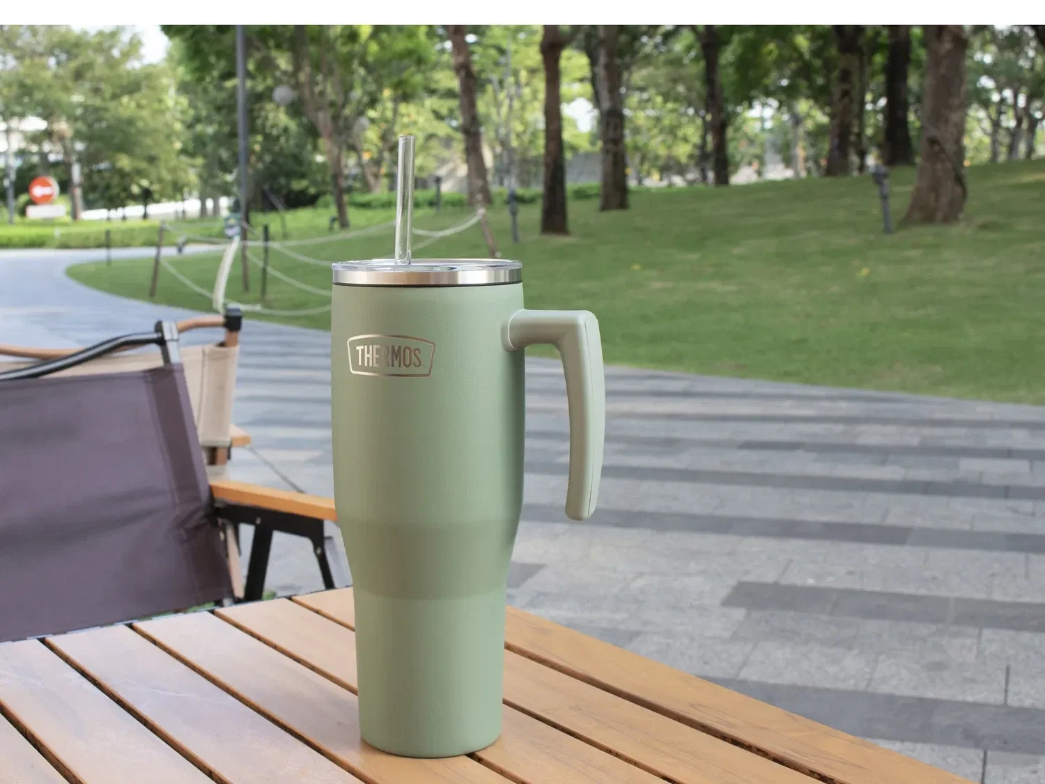 Thermos Termokrus med hank – Perfekt på farten