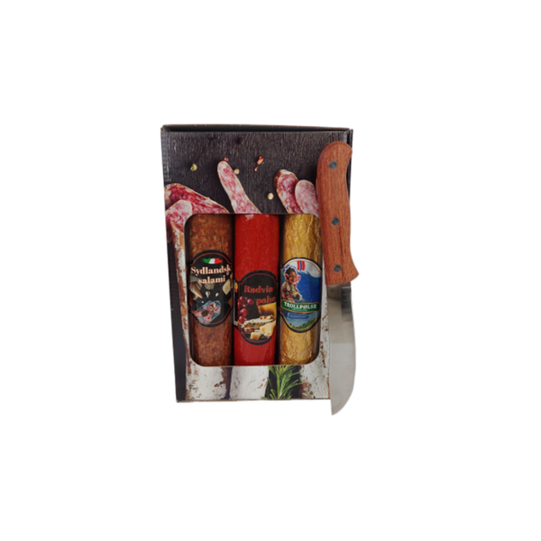 3-pk Spekepølser – smakfull julegave til ansatte 🎄