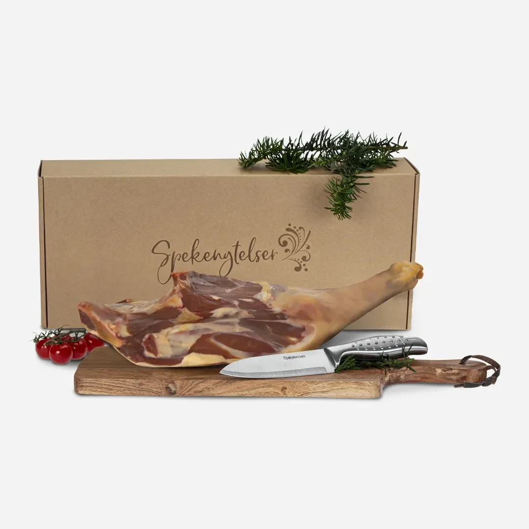 Fenalår med Brett og Kniv – En ekte delikatessegave