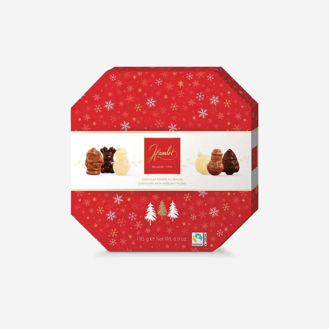 Hamlets Julekonfekt med Sjokoladefigurer