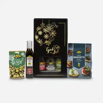 Italienske Smaker i Gaveeske – Middelhavets delikatesser samlet i en elegant pakke